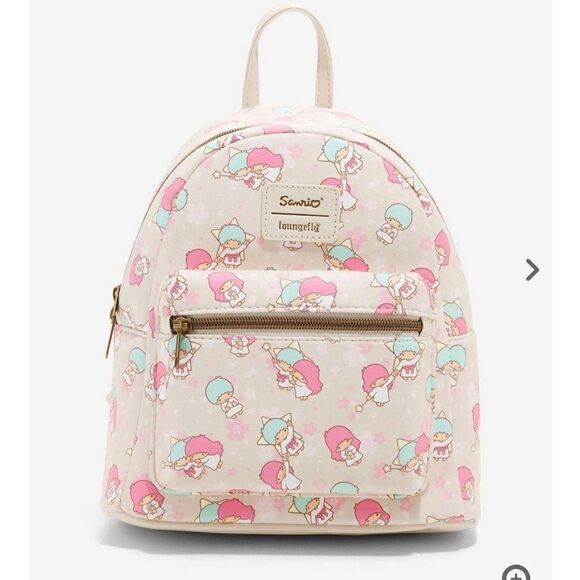 NEW Loungefly‎ Sanrio Little Twin Stars Mini Backpack Rare Hard to Find Print main image 11